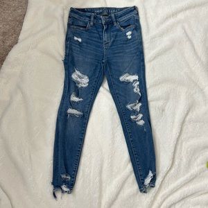 AE Ripped High Rise Jegging